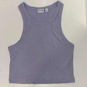 Aritzia Lavender High Neck Tank Top
